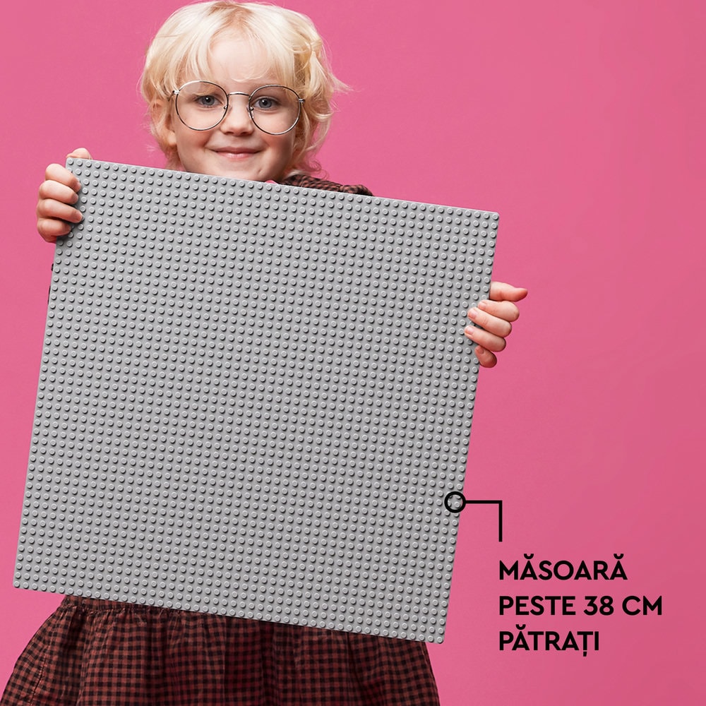 LEGO Classic: Placa de baza gri 11024 , 4 ani+, 1 piesa