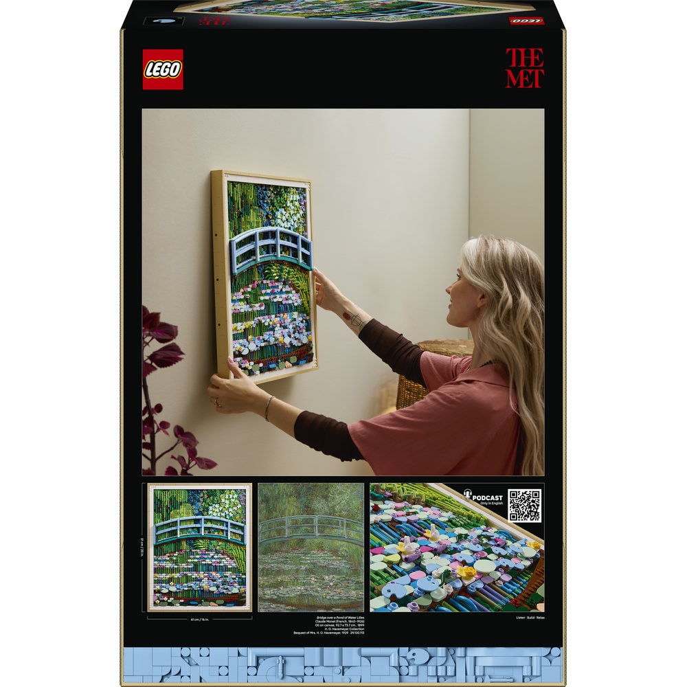 LEGO Art: Claude Monet - Pod peste lac cu nuferi 31220, 18 ani+, 3179 piese