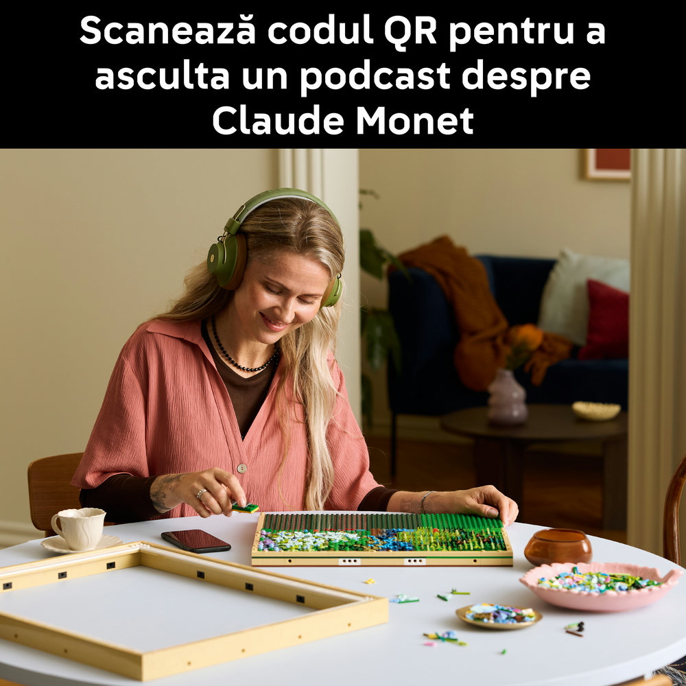 LEGO Art: Claude Monet - Pod peste lac cu nuferi 31220, 18 ani+, 3179 piese