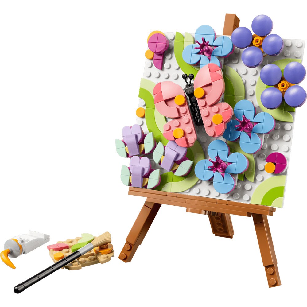 LEGO Creator: Tablou decorativ cu arta florala 31390, 8 ani+, 348 piese