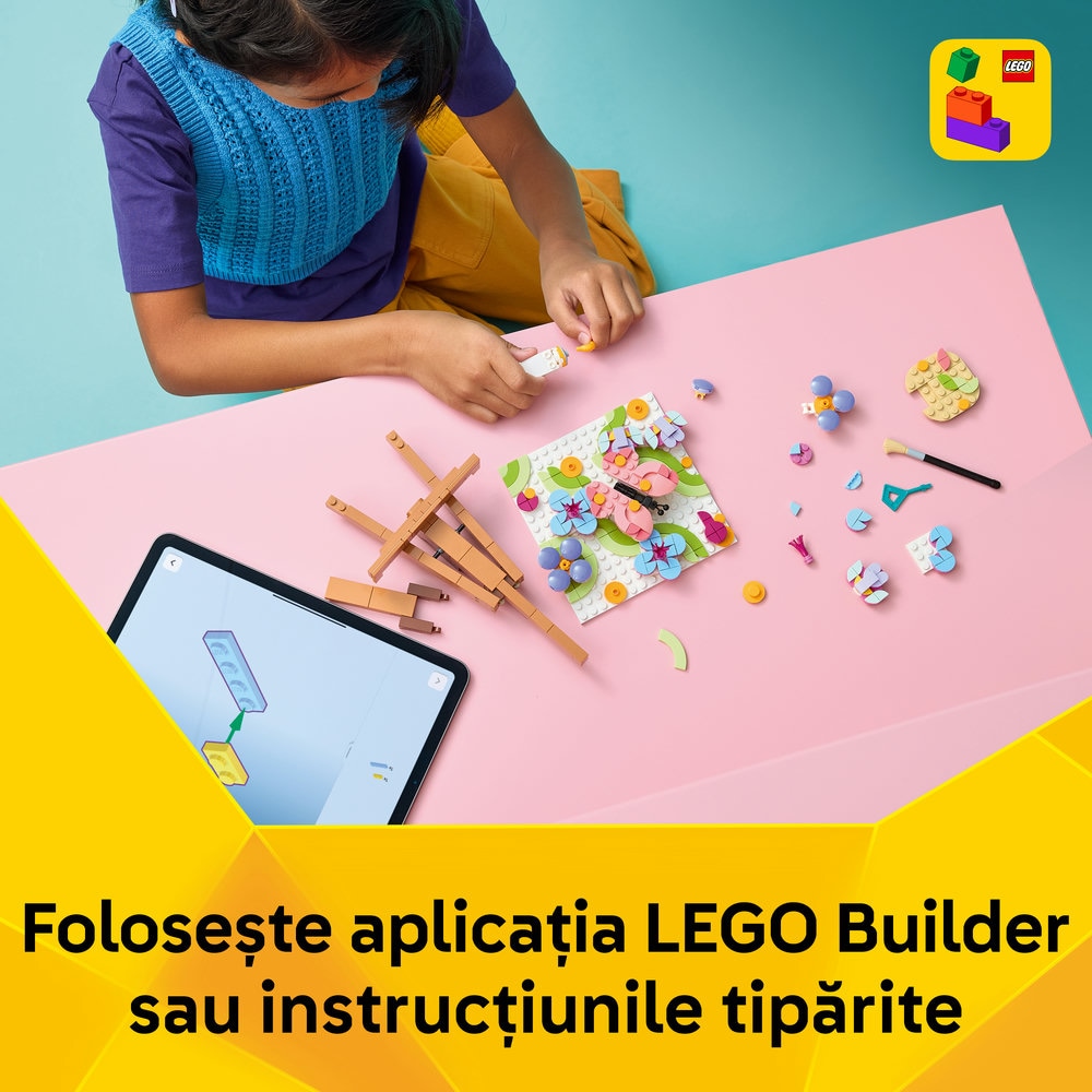 LEGO Creator: Tablou decorativ cu arta florala 31390, 8 ani+, 348 piese