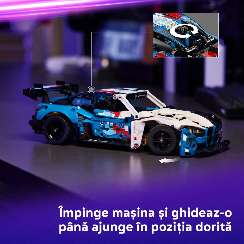 LEGO Technic: Masina de curse BMW M4 GT3 EVO 42226, 11 ani+, 747 piese