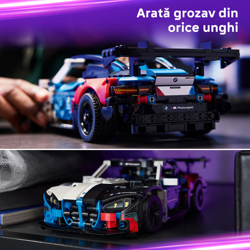 LEGO Technic: Masina de curse BMW M4 GT3 EVO 42226, 11 ani+, 747 piese