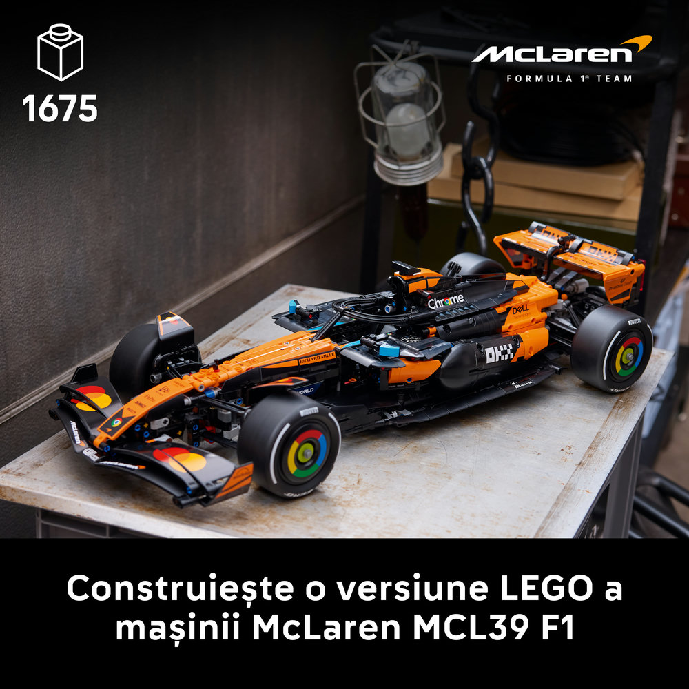 LEGO Technic: Masina F1 McLaren MCL39 42228, 18 ani+, 1675 piese