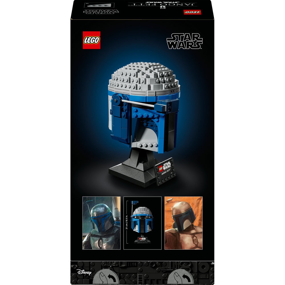 LEGO Star Wars: Casca lui Jango Fett 75408, 18 ani+, 616 piese