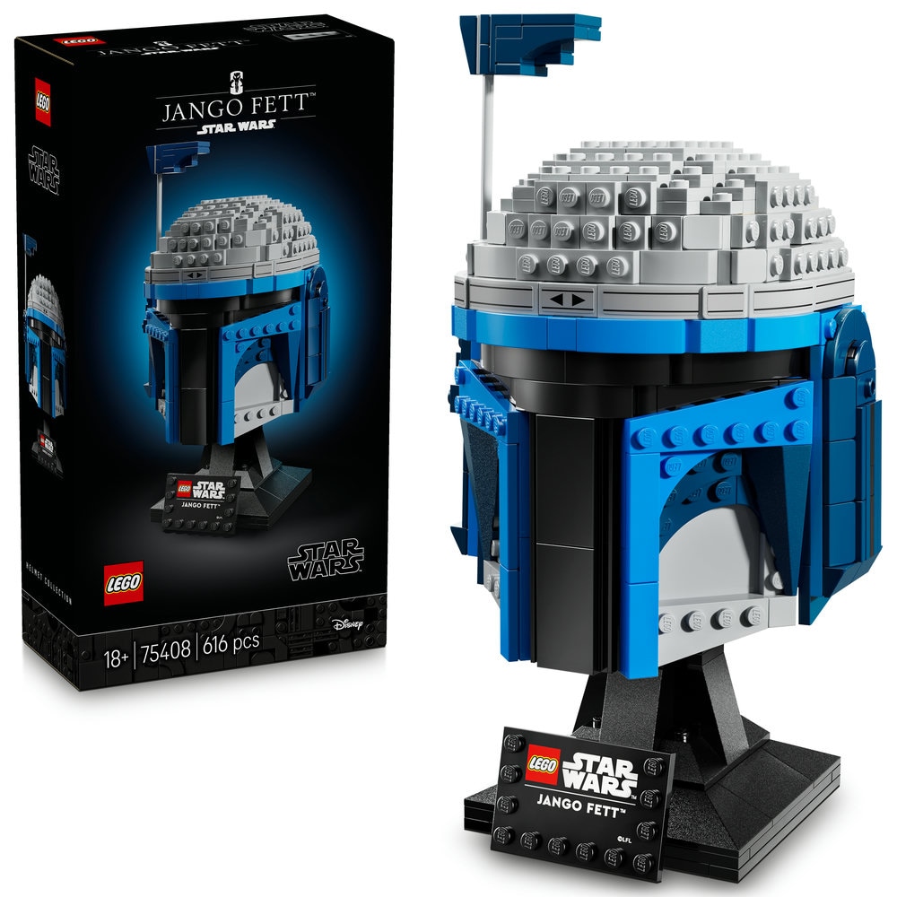 LEGO Star Wars: Casca lui Jango Fett 75408, 18 ani+, 616 piese