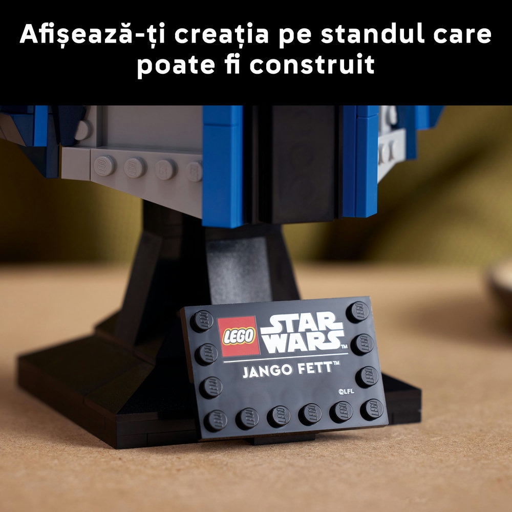 LEGO Star Wars: Casca lui Jango Fett 75408, 18 ani+, 616 piese
