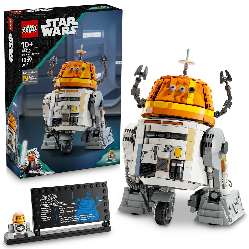 LEGO Star Wars: Droid Astromech Chopper C1-10P 75416, 10 ani+, 1039 piese