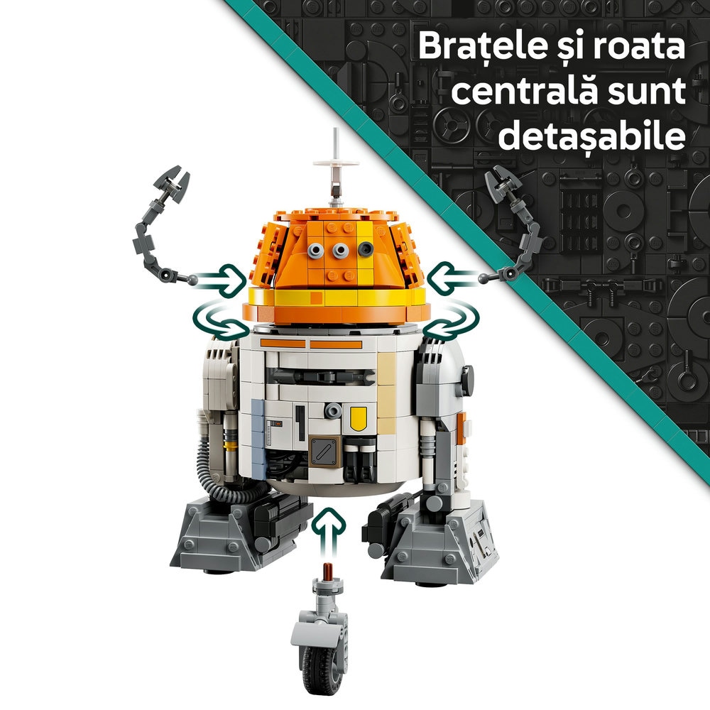 LEGO Star Wars: Droid Astromech Chopper C1-10P 75416, 10 ani+, 1039 piese
