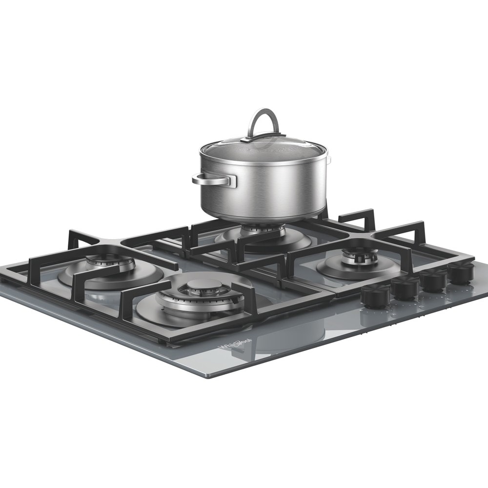 Plita incorporabila WHIRLPOOL GOFL 629/SH EE, Gaz, 4 arzatoare, Wok, stardust