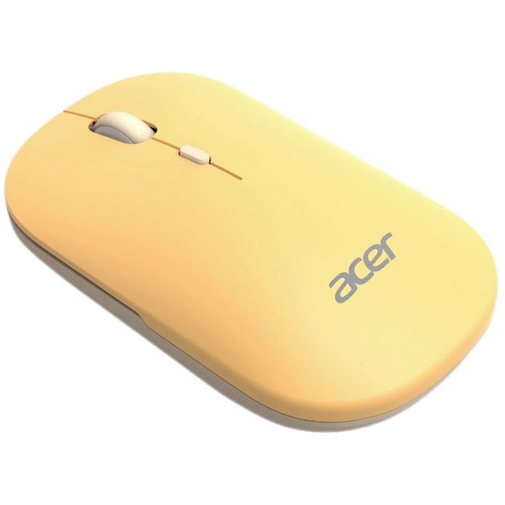 Mouse Wireless ACER AMR130, Dual-Mode, 1600 dpi, Bluetooth, galben