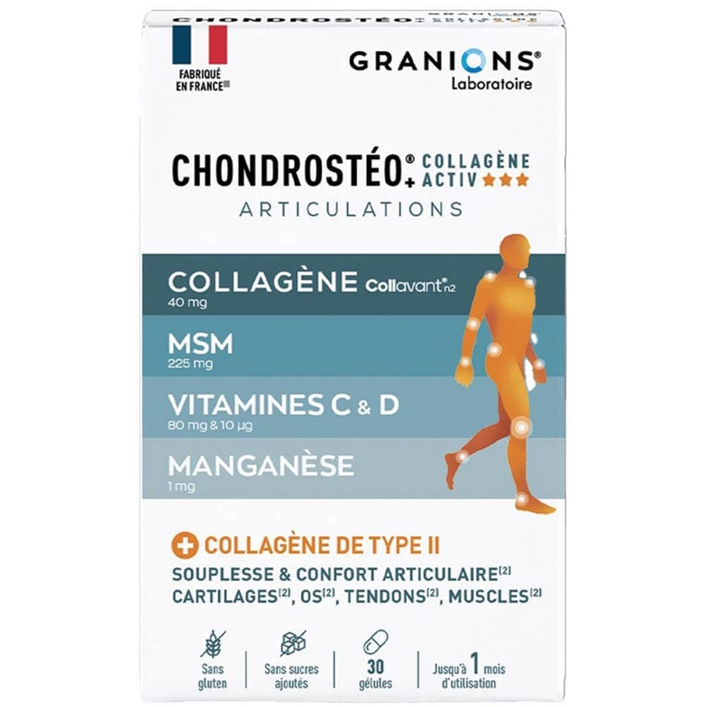 Supliment Chondrosteo+ Collagene Activ, 30 capsule, GRANIONS