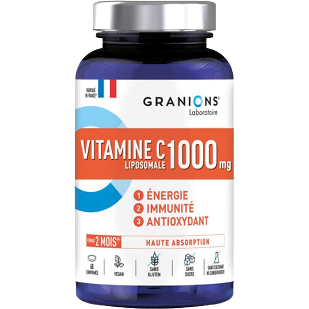 Supliment Vitamina C Lipozomala 1000mg, 60 comprimate, GRANIONS