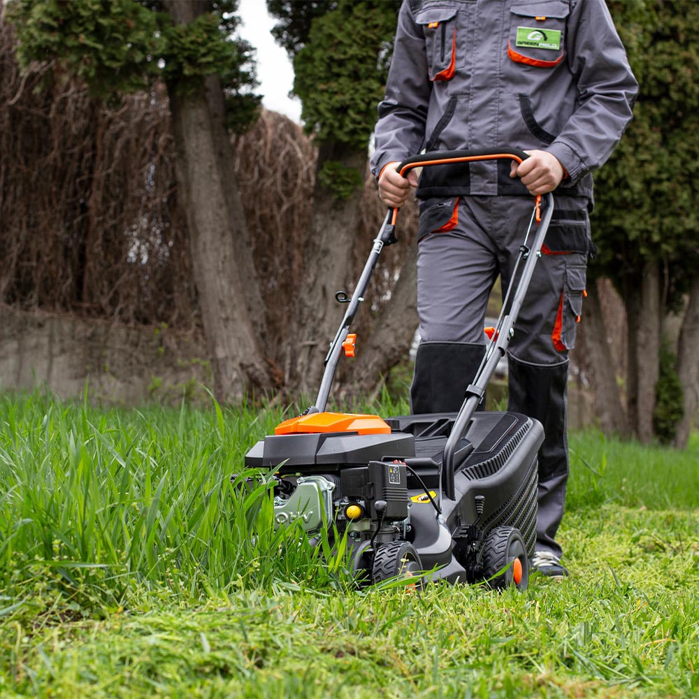 Masina de tuns iarba Greenfield G-MTG400-T6, 3.46cp, latime taiere 40cm, sac 40L