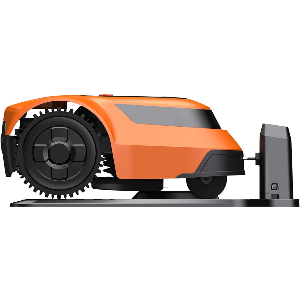 Robot de tuns iarba EZVIZ RM600, inaltime taiere 30-70mm, 2.5Ah, IPX6, 600mp suprafata de lucru, Intoarcere automata la statie, Urcare in panta, C-TOF
