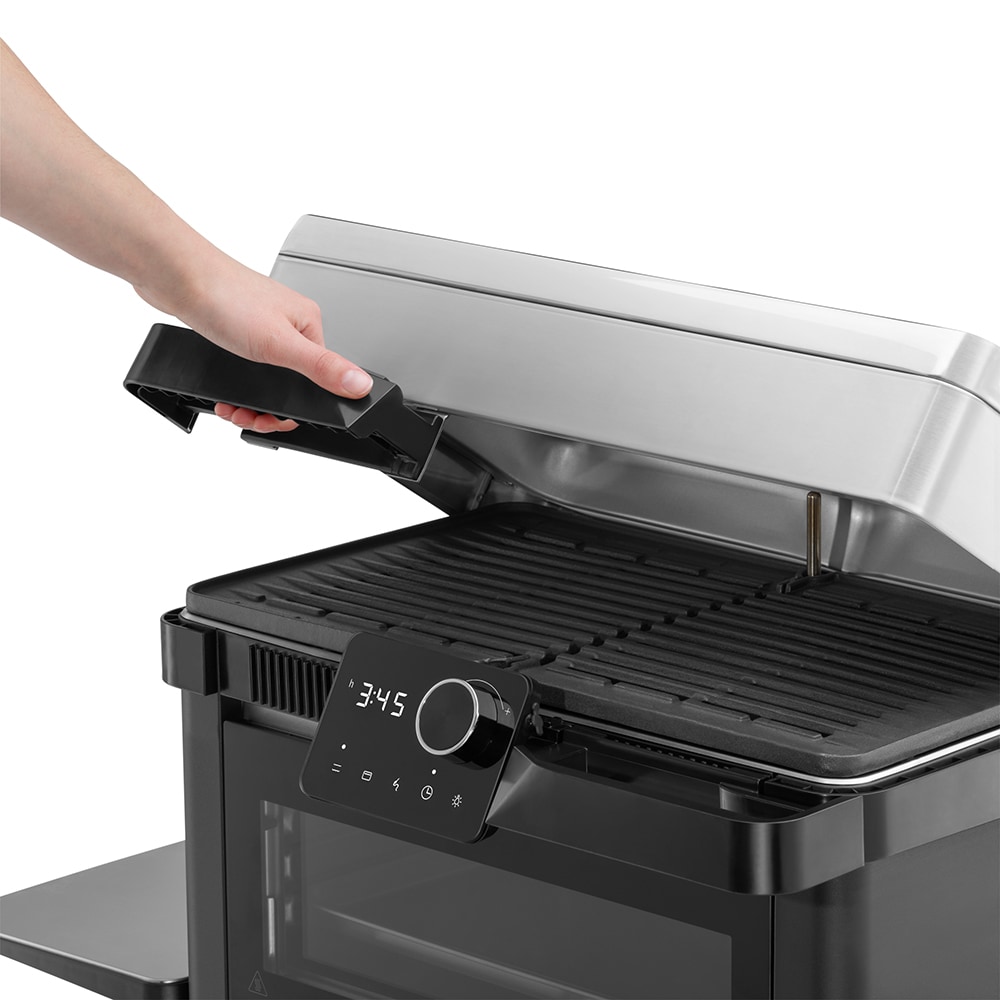 Gratar electric WMF Profi Plus Urban Master 415440011, 3000W, argintiu-negru