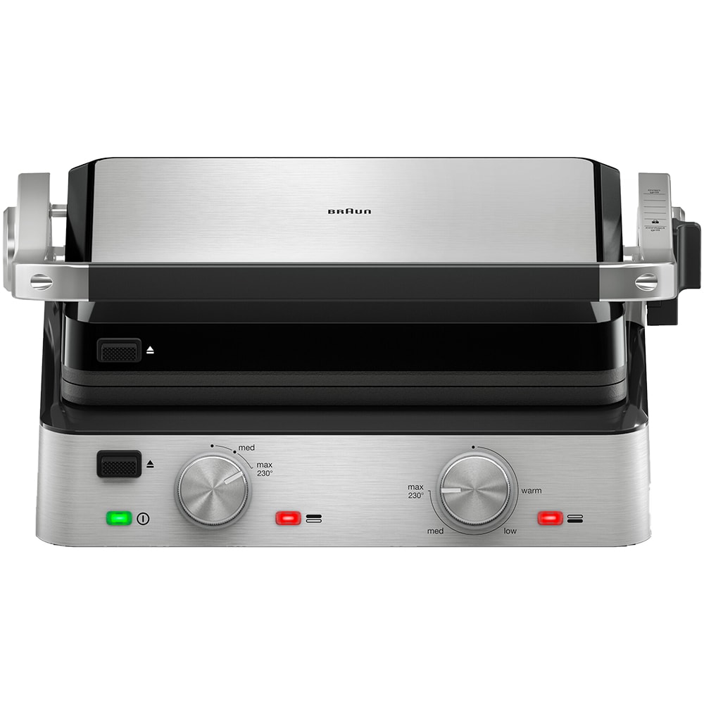 Gratar electric BRAUN MultiGrill CG7020, 2000W, argintiu-negru 
