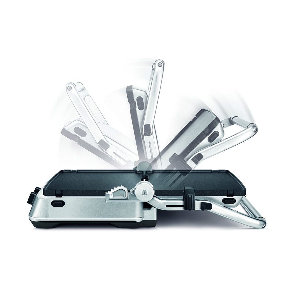 Gratar electric 2in1 SAGE SGR700, 1800W, argintiu-negru