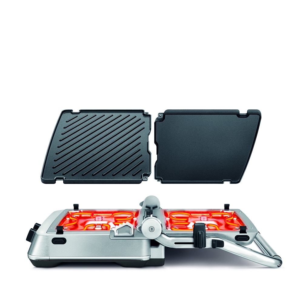 Gratar electric 2in1 SAGE SGR700, 1800W, argintiu-negru