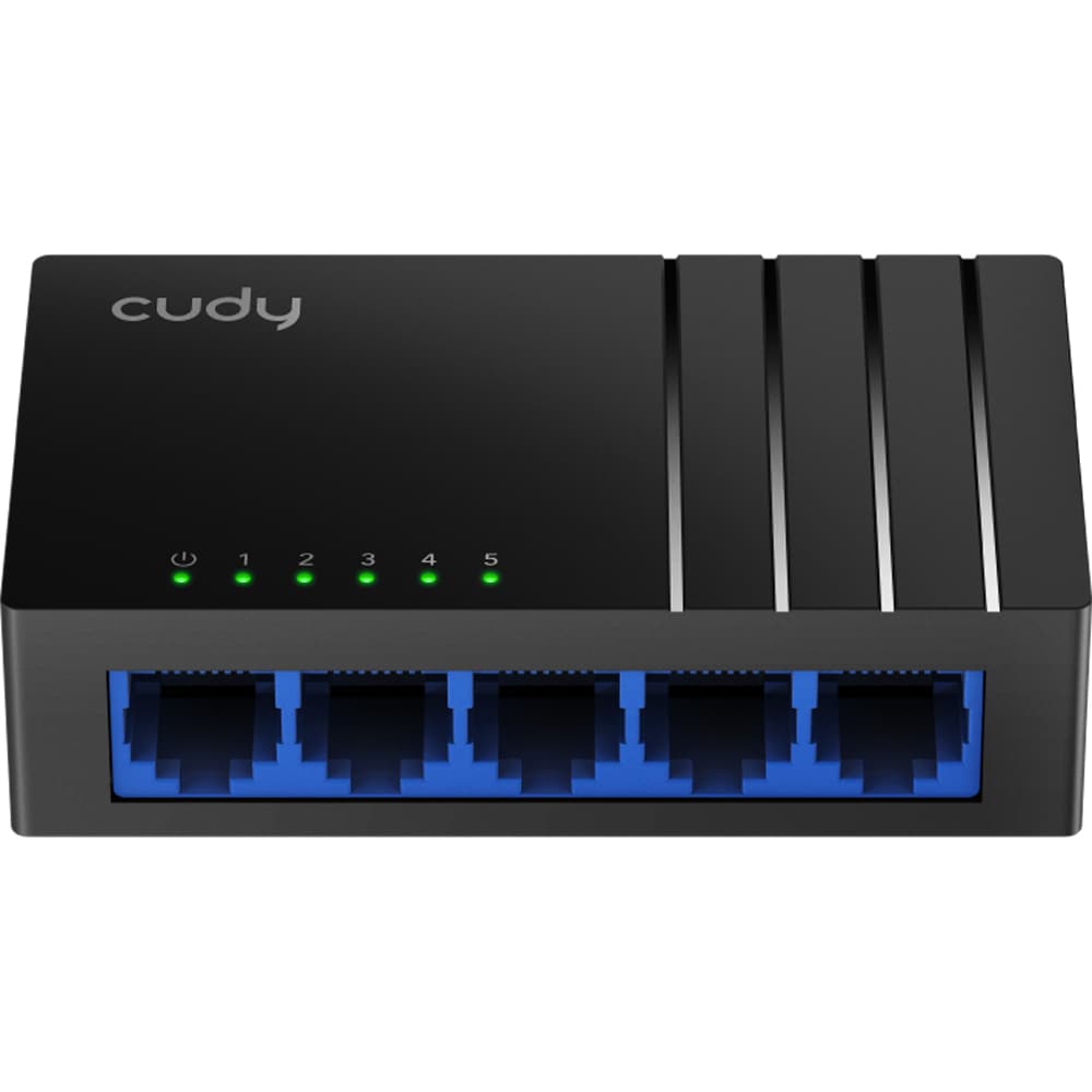 Switch CUDY GS105D, 5 porturi, Gigabit, negru