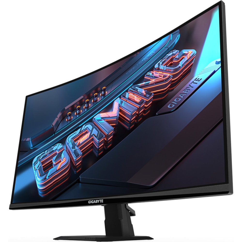 Monitor Gaming curbat LED VA GIGABYTE GS27QCA, 27", QHD, 180Hz, Adaptive Sync, HDR, negru