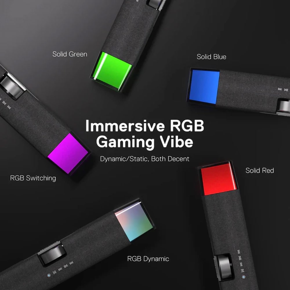 Soundbar PC REDRAGON Dora GS512, 2.0, 10W, Bluetooth, negru