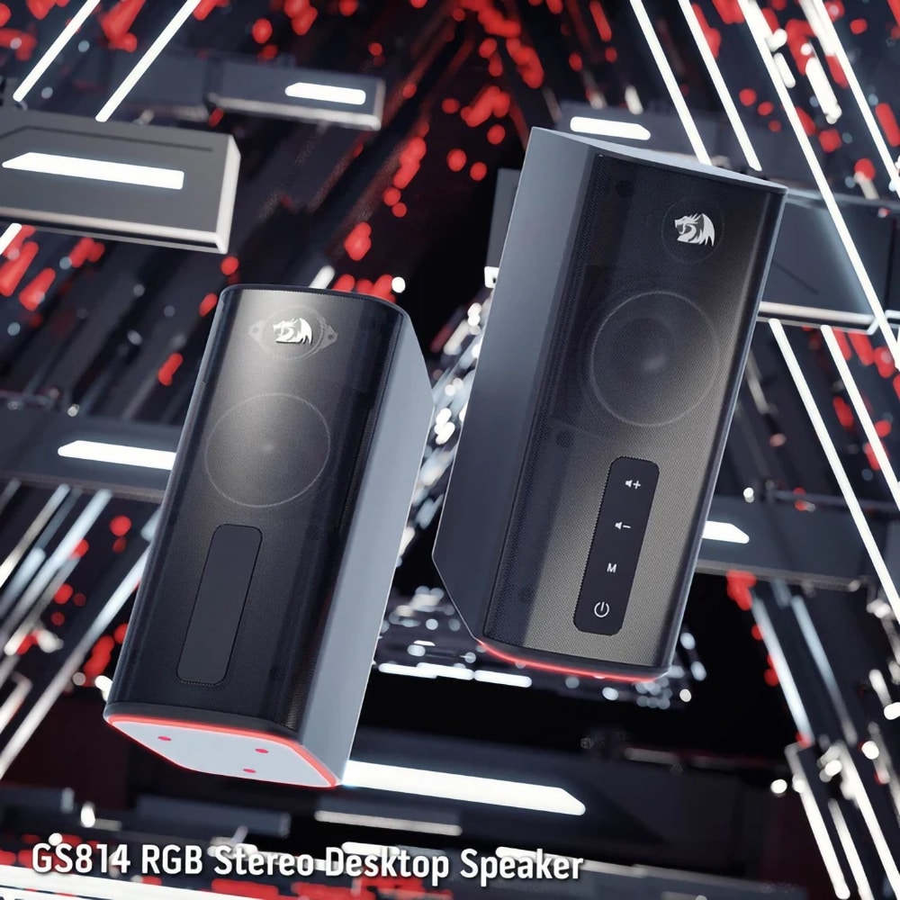 Boxe REDRAGON Connie GS814, 2.0, 20W, Bluetooth, negru