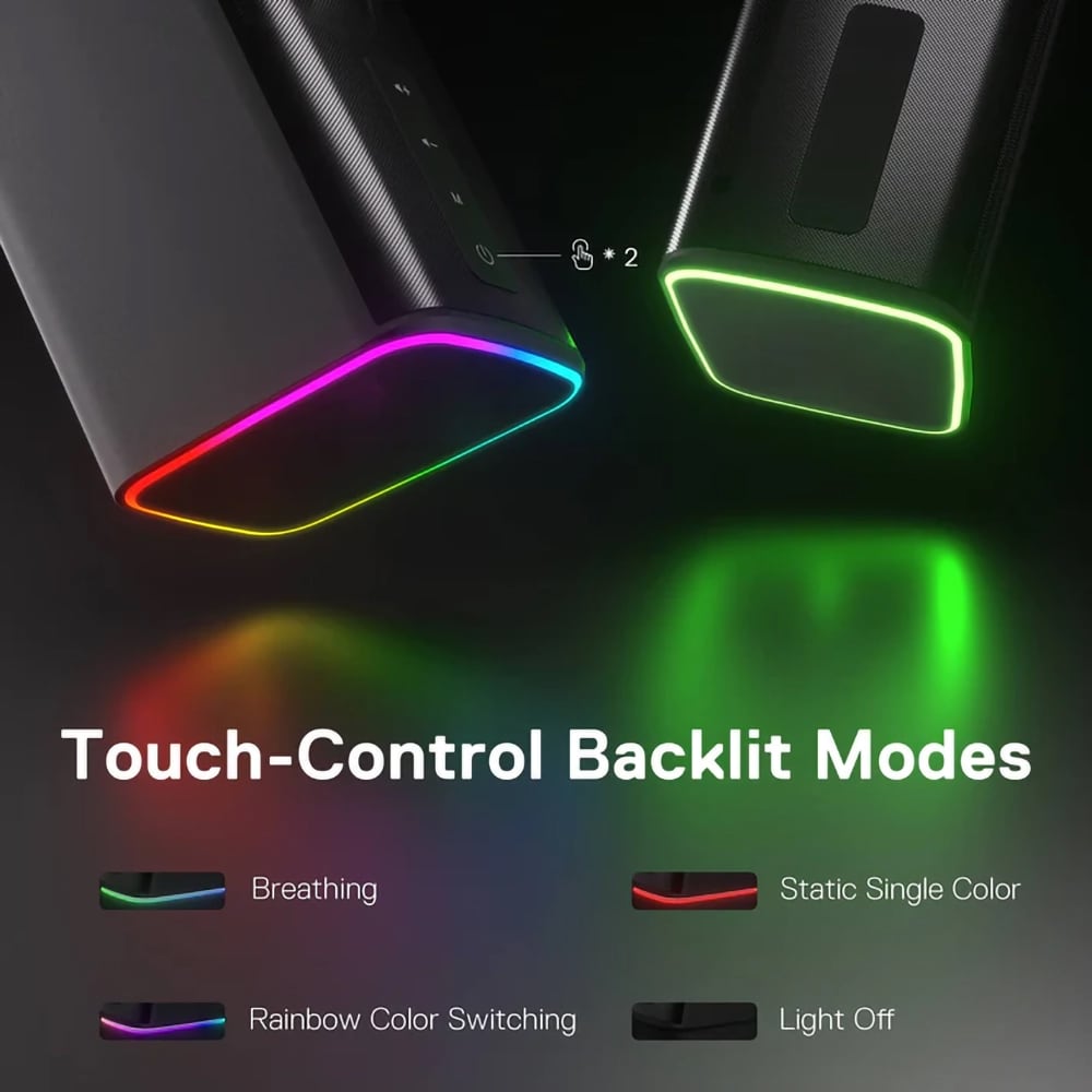 Boxe REDRAGON Connie GS814, 2.0, 20W, Bluetooth, negru