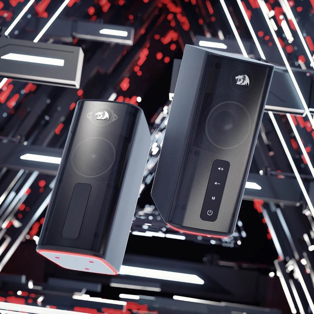 Boxe REDRAGON Connie GS814, 2.0, 20W, Bluetooth, negru