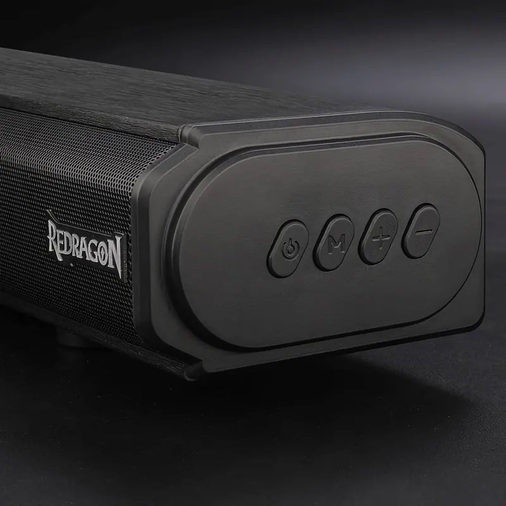 Soundbar PC REDRAGON Janna GS815, 2.0, 60W, Bluetooth, negru