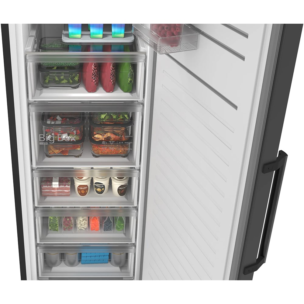 Congelator BOSCH GSN36VCCG, No Frost, 334 l, H 186.2 cm, Clasa C, grafit