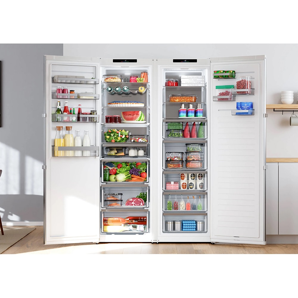 Congelator BOSCH GSN36VLDG, No Frost, 334 l, H 186.2 cm, Clasa D, inox