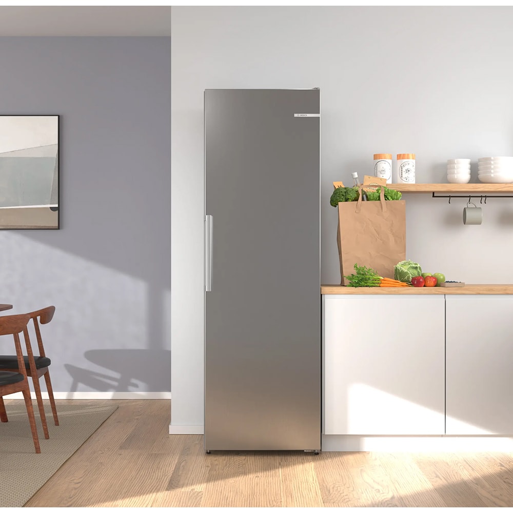 Congelator BOSCH GSN36VLDG, No Frost, 334 l, H 186.2 cm, Clasa D, inox