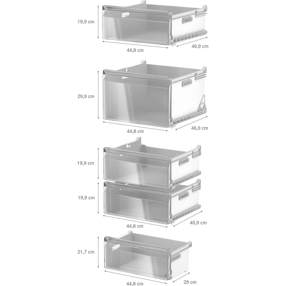 Congelator BOSCH GSN36VLDG, No Frost, 334 l, H 186.2 cm, Clasa D, inox