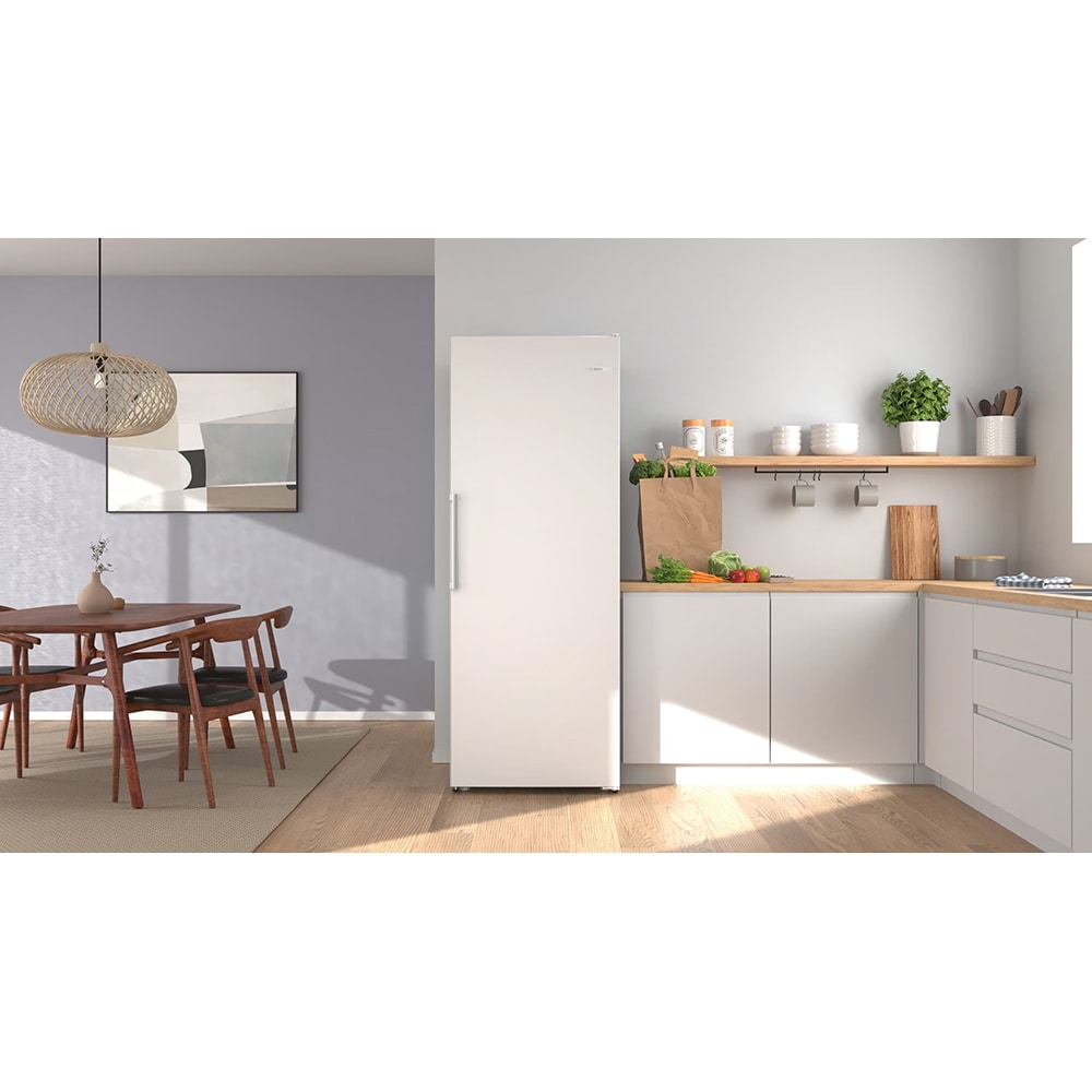 Congelator BOSCH GSN566WCG, No Frost, 471 l, H 186.2 cm, Clasa C, alb