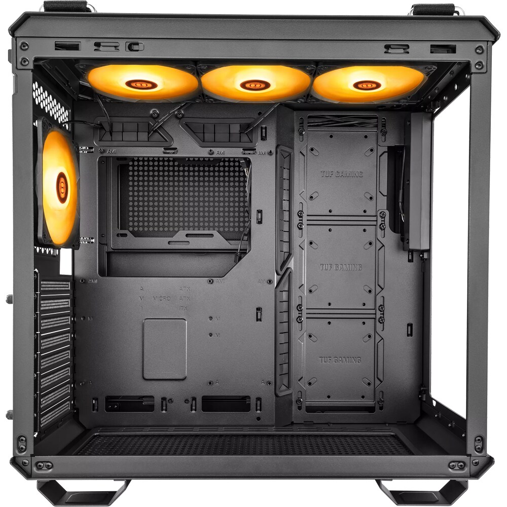 Carcasa PC ASUS TUF Gaming GT502 PLUS, USB 3.2 Gen 2 Type C, fara sursa, negru