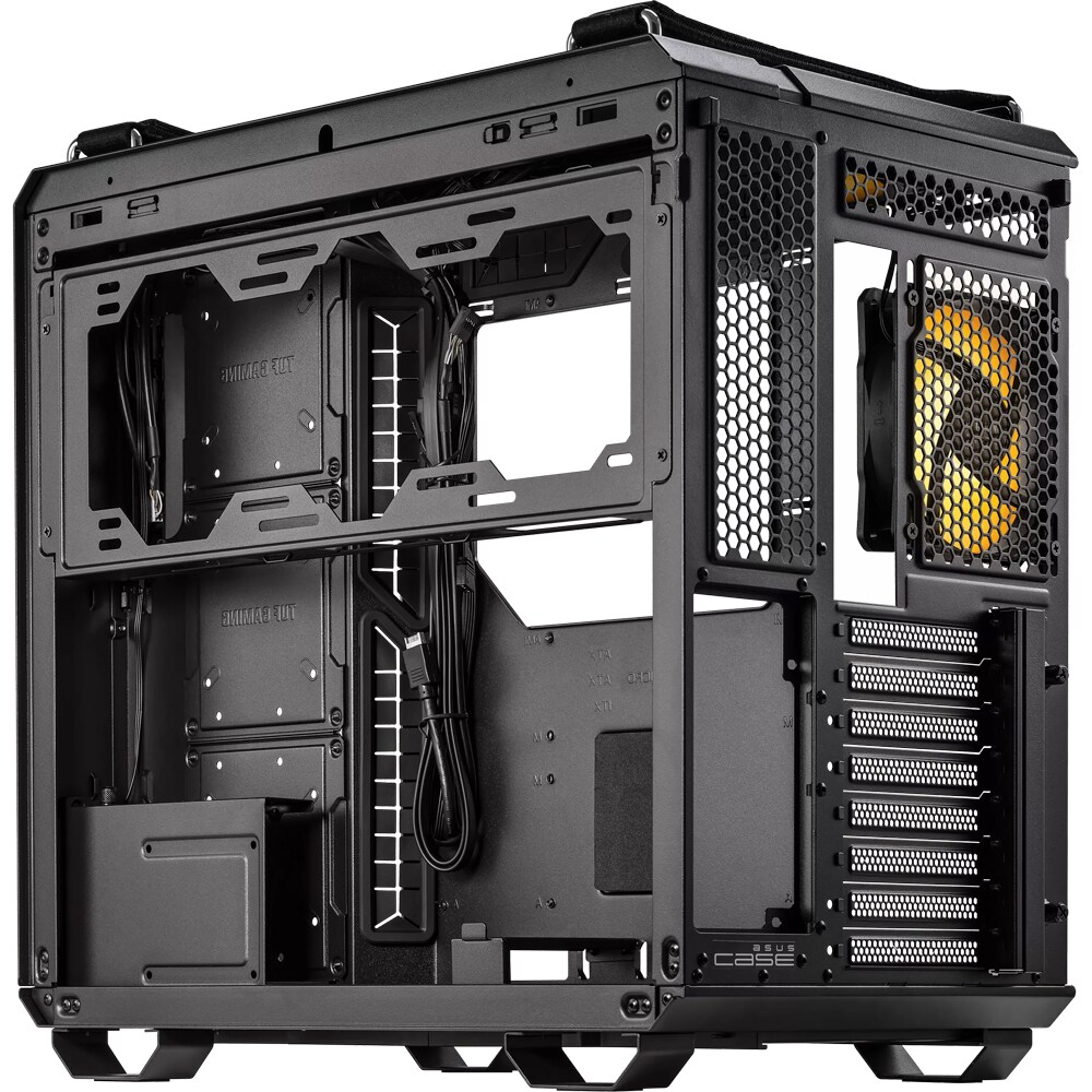 Carcasa PC ASUS TUF Gaming GT502 PLUS, USB 3.2 Gen 2 Type C, fara sursa, negru