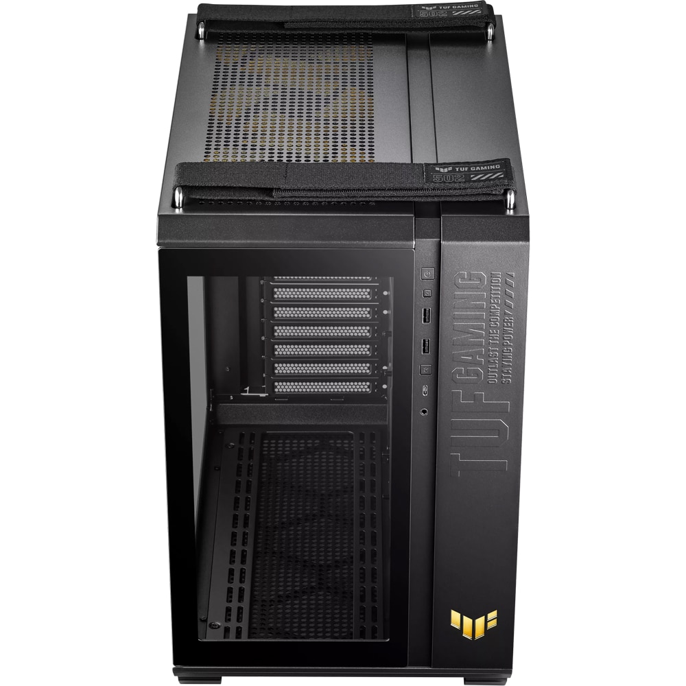 Carcasa PC ASUS TUF Gaming GT502 PLUS, USB 3.2 Gen 2 Type C, fara sursa, negru