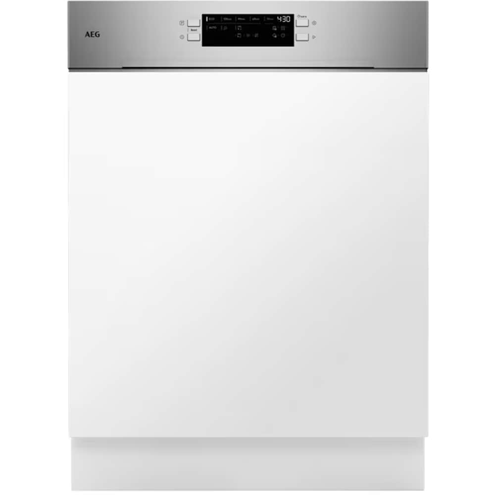 Masina de spalat vase incorporabila AEG GT6200B2SNM, AirDry, 14 seturi, 8 programe, 60 cm, Clasa B, inox