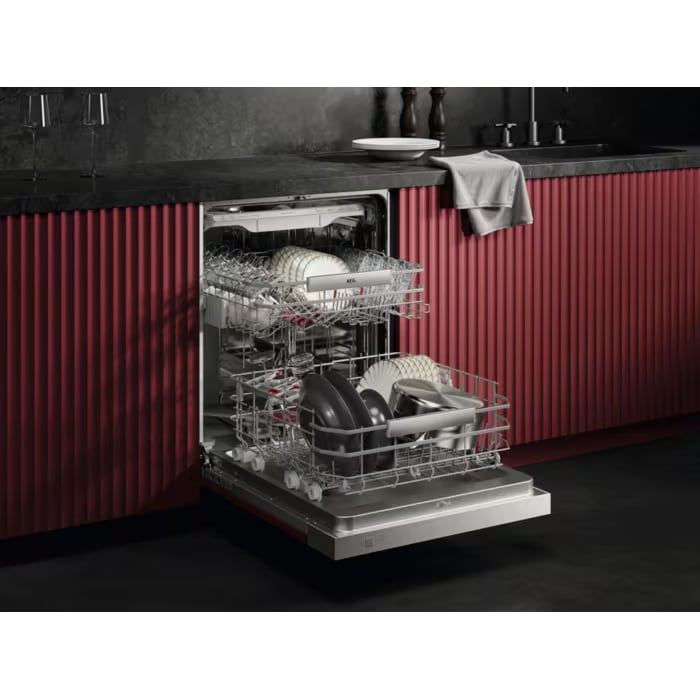 Masina de spalat vase semi-incorporabila AEG GT9200A2SNM, 14 seturi, 9 programe, 60 cm, Clasa A, inox