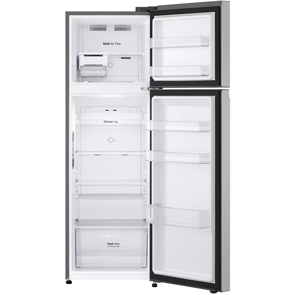 Frigider cu doua usi LG GTBV20PYZJD, No Frost, 266 l, H 168 cm, Clasa E, argintiu