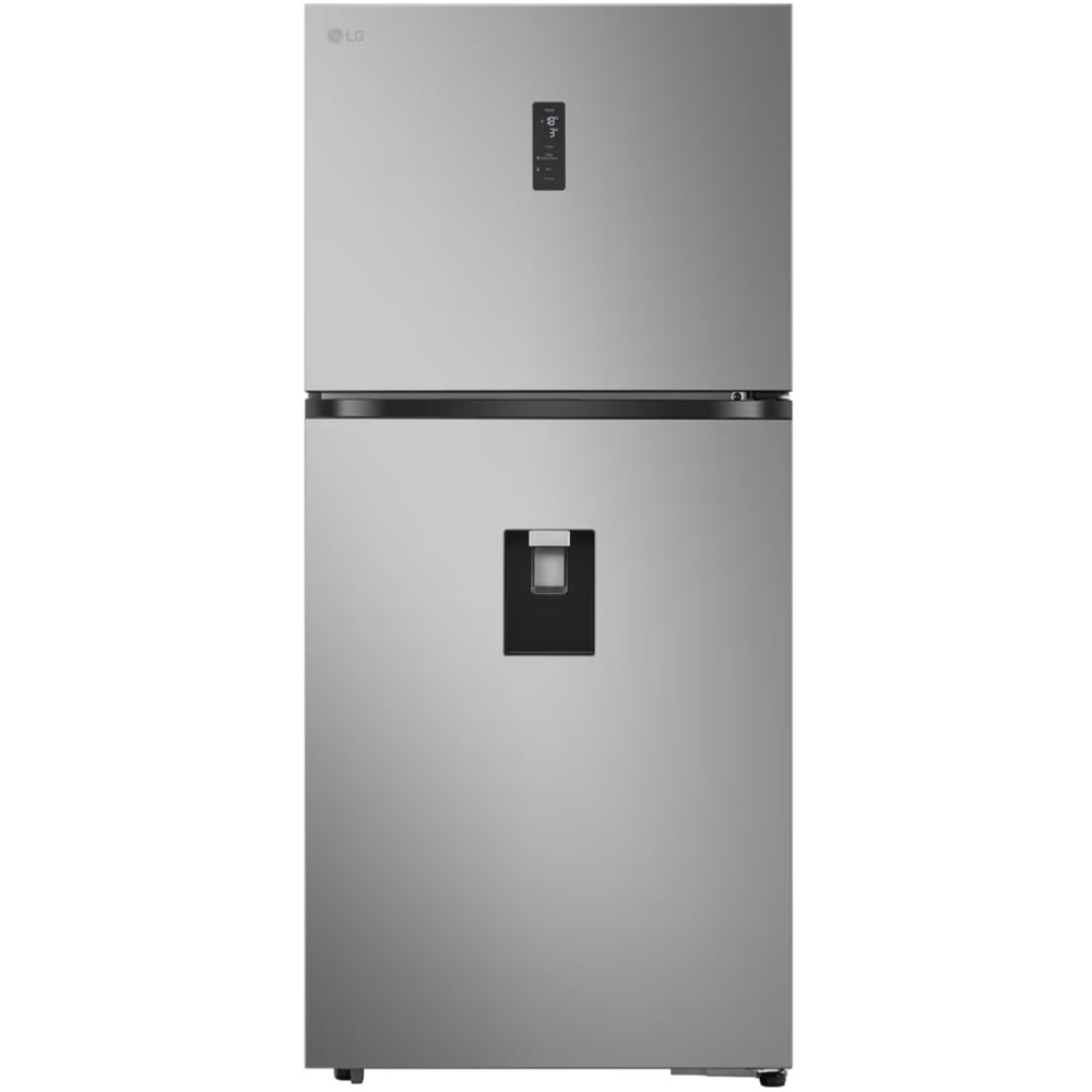 Frigider cu doua usi LG GTFV61PYBQD, No Frost, 609 l, H 186 cm, Clasa E, ThinQ, argintiu