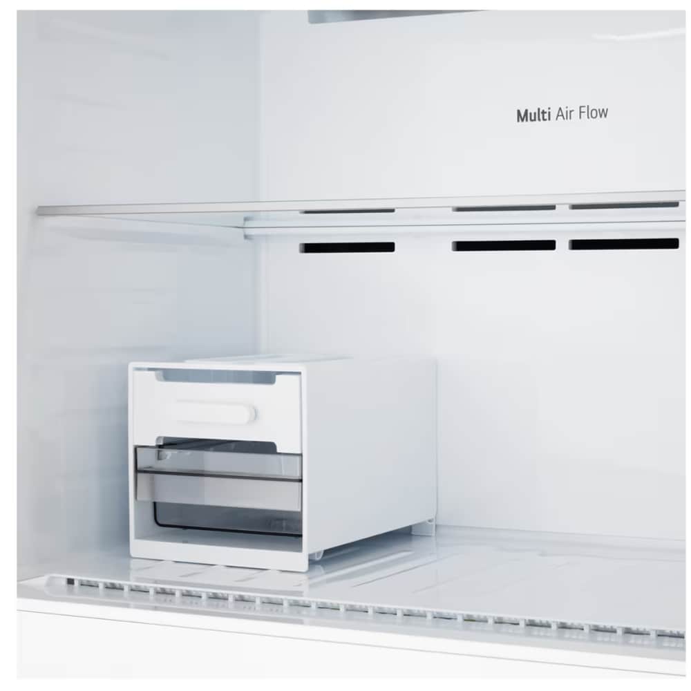 Frigider cu doua usi LG GTFV61PYBQD, No Frost, 609 l, H 186 cm, Clasa E, ThinQ, argintiu