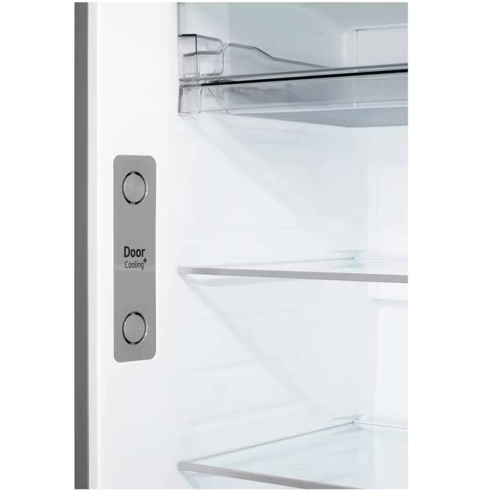 Frigider cu doua usi LG GTFV61PYBQD, No Frost, 609 l, H 186 cm, Clasa E, ThinQ, argintiu