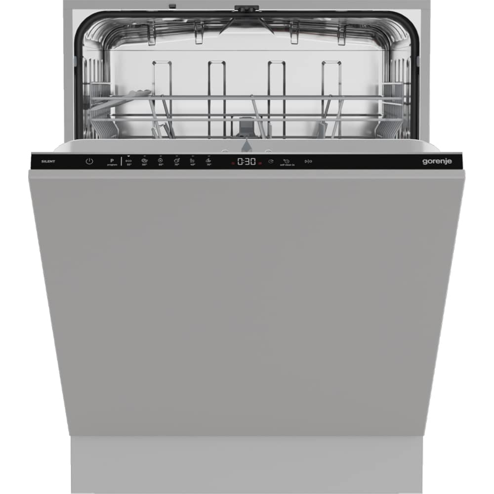Masina de spalat vase incorporabila GORENJE GV642D65, 14 seturi, 6 programe, 60 cm, Clasa D, panou comanda negru