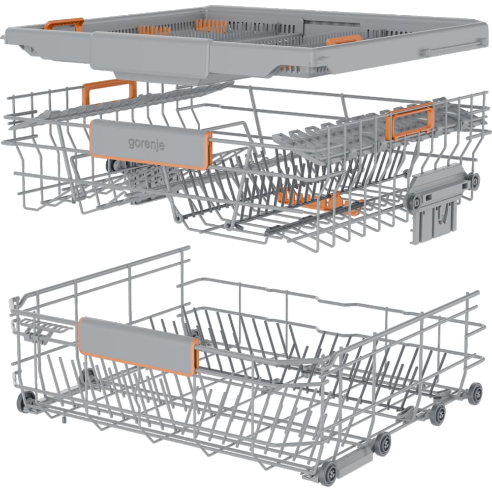 Masina de spalat vase incorporabila GORENJE GV663A66, 16 seturi, 8 programe, 60 cm, Clasa A, panou comanda negru