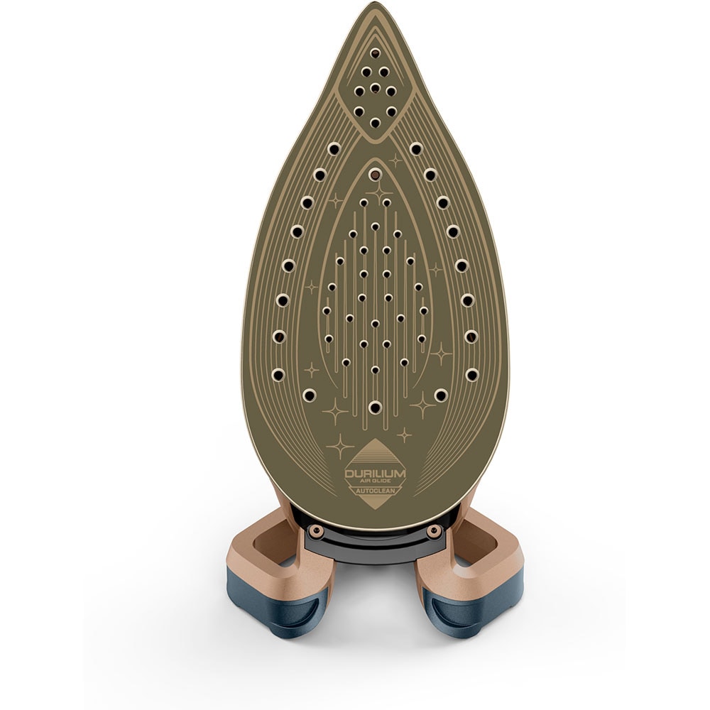 Statie de calcat TEFAL Pro Express Vision Max GV9920E0, 3000W, 800g/min, 1.2l, talpa Durilium AirGlide AutoClean, verde-bronz