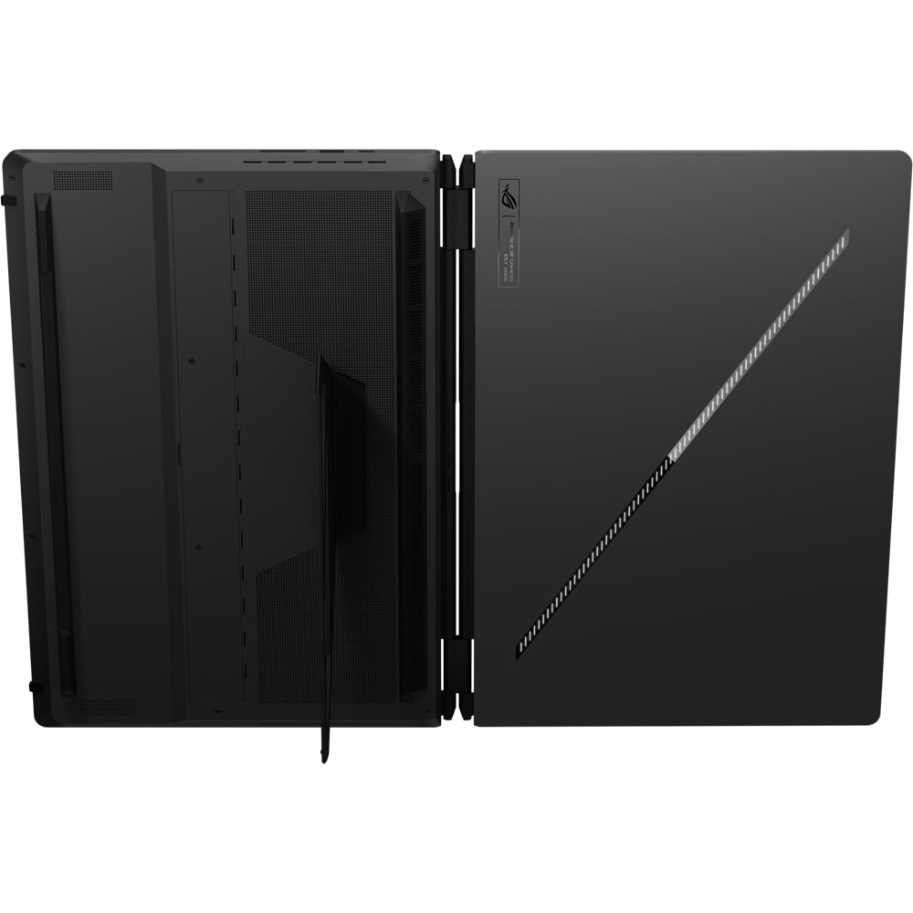 Laptop Gaming ASUS ROG Zephyrus Duo 16 OLED GX651AX-SR074X, Intel Core Ultra 9 386H pana la 4.9GHz, 16" 3K Touch, 64GB, SSD 2TB, NVIDIA GeForce RTX 5090, Windows 11 Pro, Stellar Grey