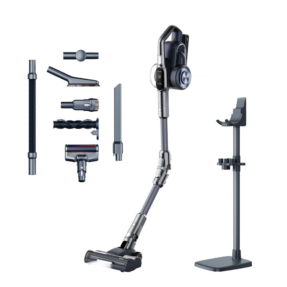 Aspirator vertical JIMMY Hercules H11 PRO, 0.6l, autonomie max 90 min, iluminare LED, gri antracit