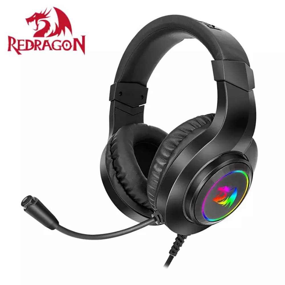 Casti Gaming REDRAGON Hylas, stereo, negru
